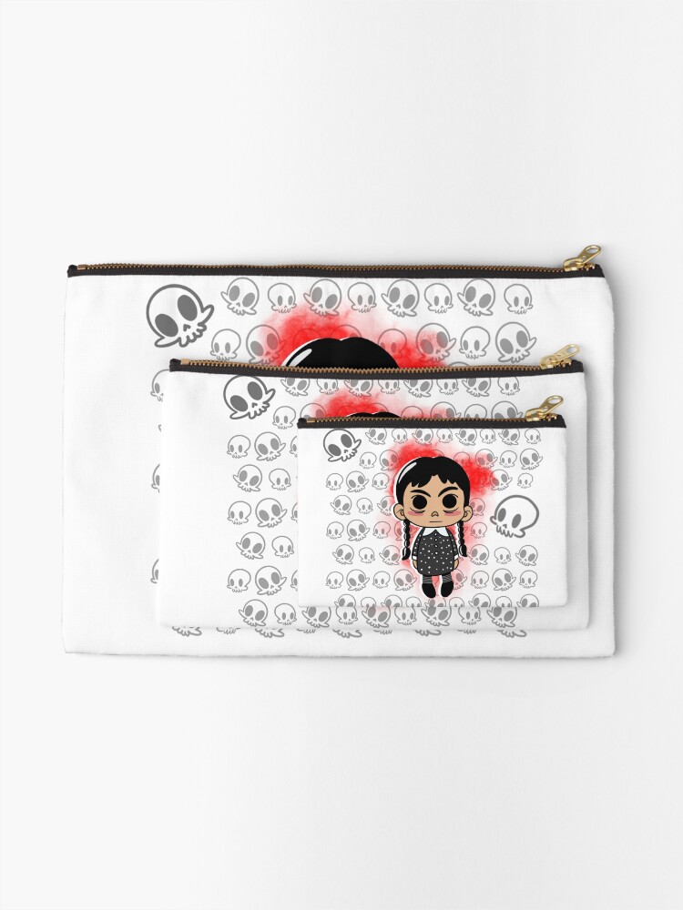 Thumbnail 2 of 4, Zipper Pouch, Wednesday designed and sold by JosSmiling.