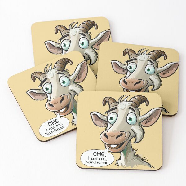 Item preview, Handsome goat talking OMG, I am so handsome designed and sold by KOTOdesign.