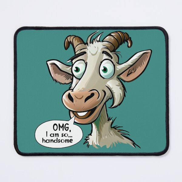 Item preview, Handsome goat talking OMG, I am so handsome designed and sold by KOTOdesign.