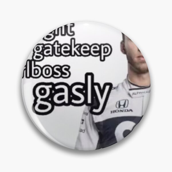 Item preview, Pierre Gasly "gaslight, gatekeep, girlboss gasly" Sticker designed and sold by jordanliv.