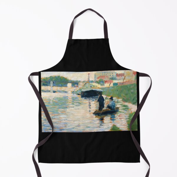 Item preview, View of the Seine (ca. 1882–1883) by Georges Seurat. Original from The MET Museum. designed and sold by hottest-tees.