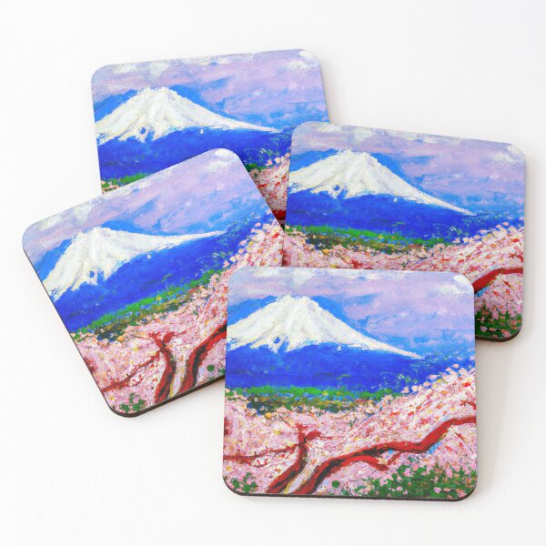 Item preview, Mount Fuji and sakura cherry blossoms designed and sold by dankbaer.