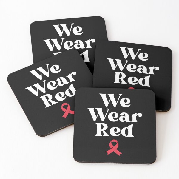 Item preview, World Aids Day Red Ribbon Faith Believe Hope We Wear Red Aids Support Gifts For Men Women Shirt designed and sold by Unicorny-Design.