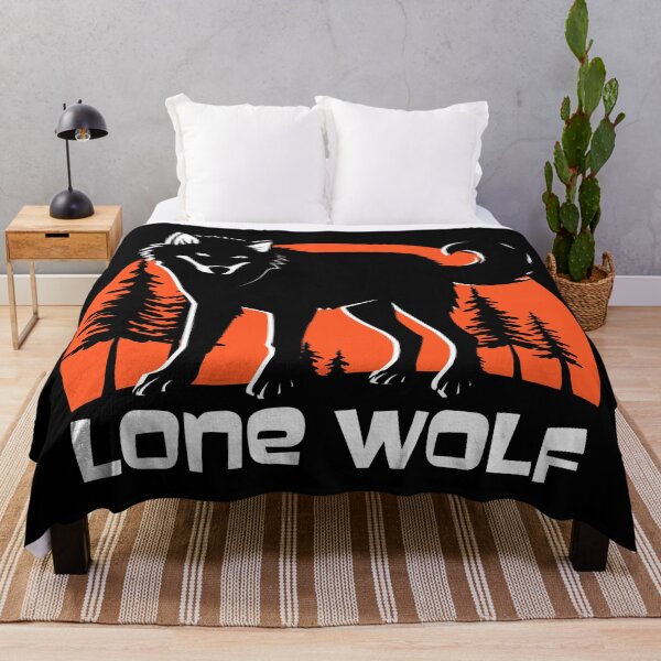 Item preview, Lone Wolf (Design For Dark Colours) designed and sold by TextAndVectors.