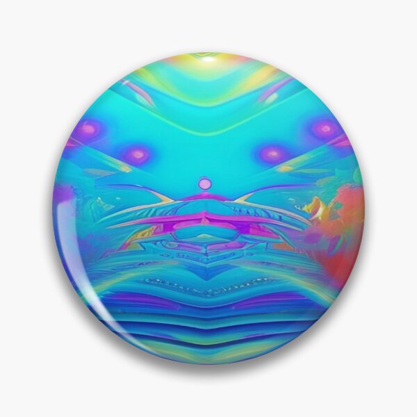 Item preview, Abstraction elemental psychodelic many colors fire and water overlapping art designed and sold by ValleyDream.