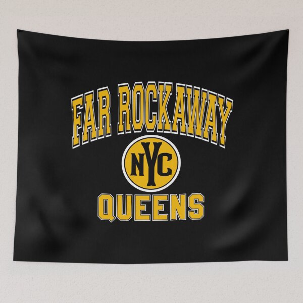 Item preview, Far Rockaway Queens NYC Varsity Style Amber Print designed and sold by rlrowdgeerobb.