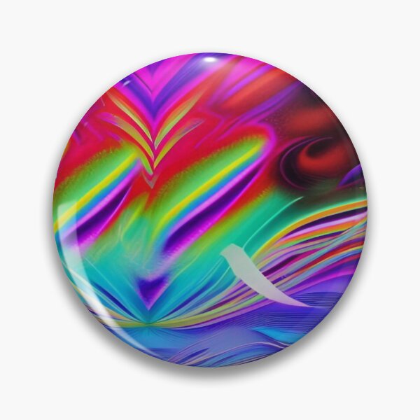 Item preview, Abstraction elemental psychodelic many colors fire and water overlapping art designed and sold by ValleyDream.