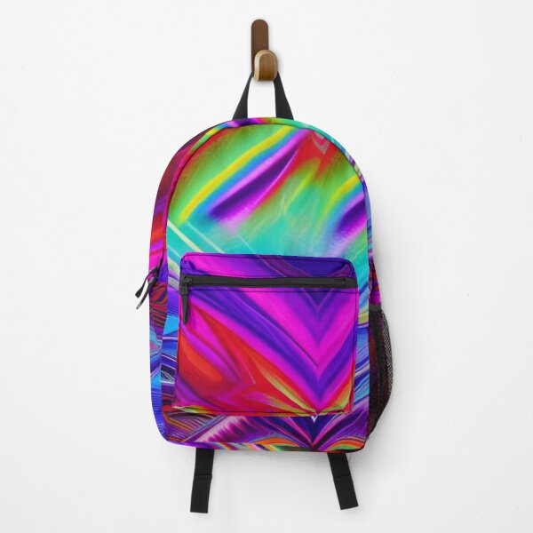 Item preview, Abstraction elemental psychodelic many colors fire and water overlapping art designed and sold by ValleyDream.