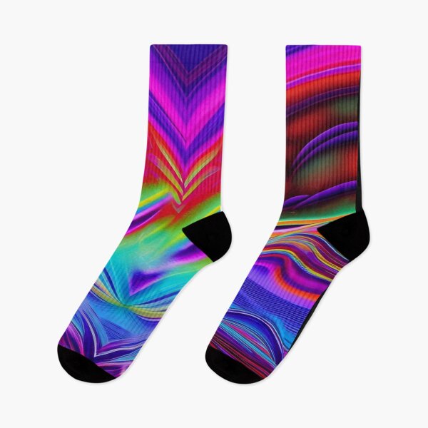 Item preview, Abstraction elemental psychodelic many colors fire and water overlapping art designed and sold by ValleyDream.