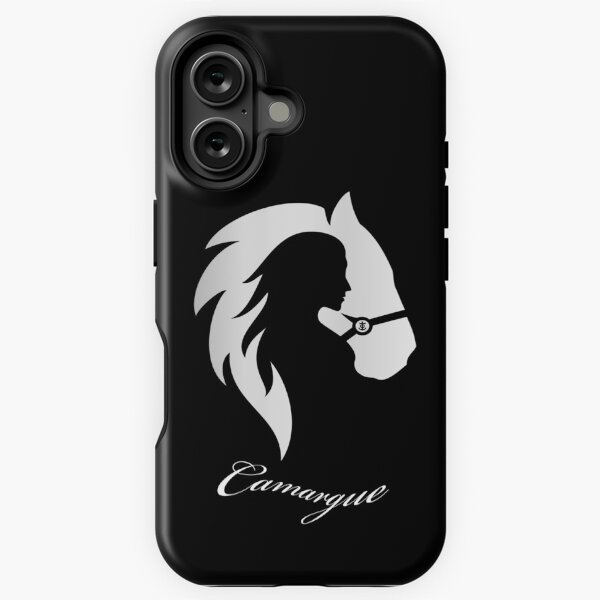 Aperçu de l'œuvre Cheval de Camargue silhouette créée et vendue par Astralia.