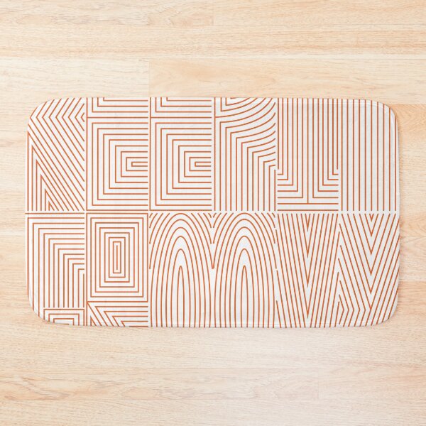 Item preview, Keep It Groovy orange lines typography art designed and sold by hockeng.