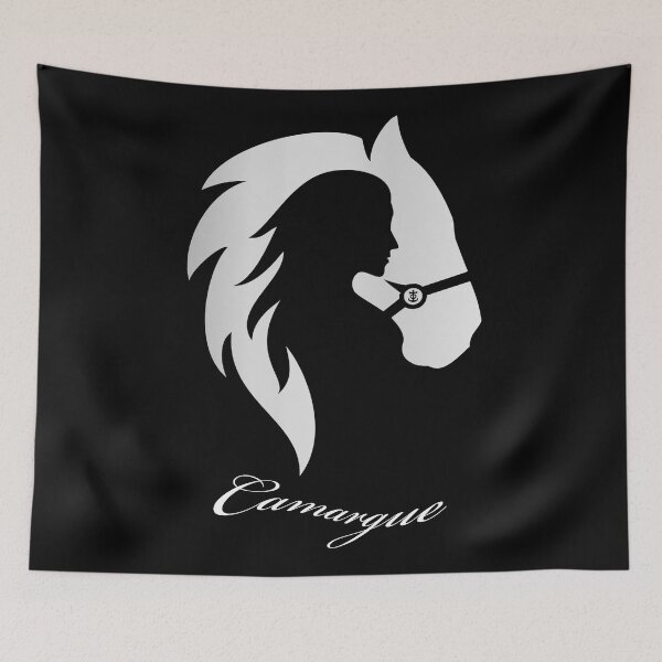 Item preview, Camargue horse silhouette designed and sold by Astralia.