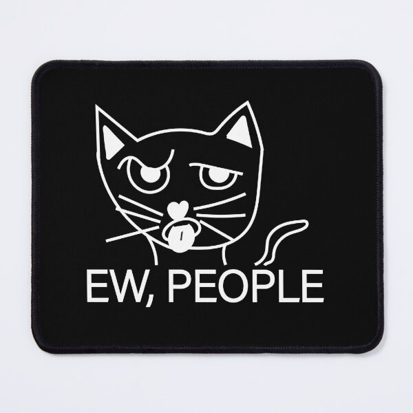 Item preview, Ew, People! cute disgusted funny cat designed and sold by FeelItFree.
