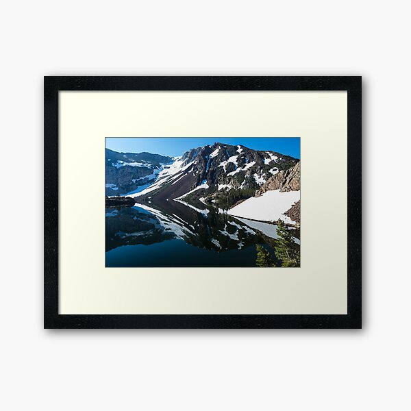 Upper Yosemite, Lake Reflection Framed Art Print