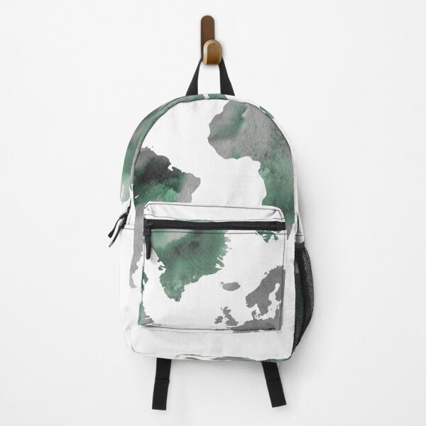 Item preview, Watercolor Map Of The World Silhouette PNG Design XIII designed and sold by Irina Sztukowski.