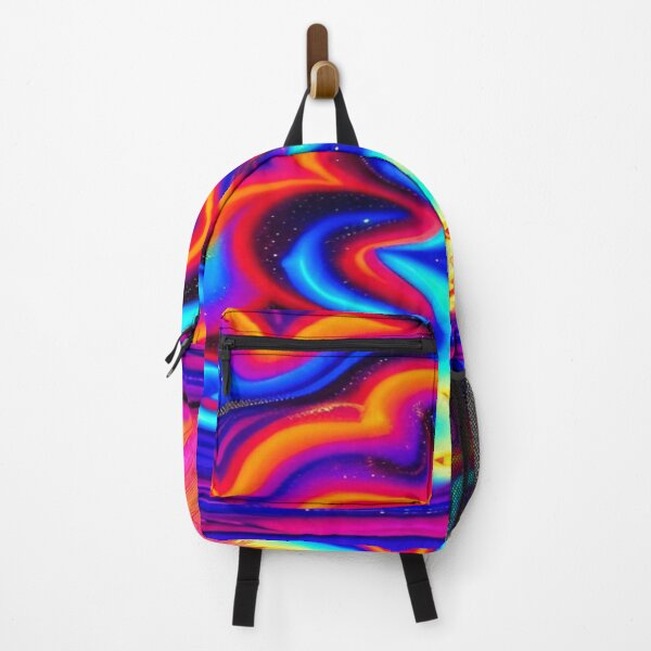 Item preview, Abstraction elemental psychodelic many colors fire and water overlapping art designed and sold by ValleyDream.
