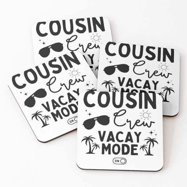 Item preview, Cousin Crew Funny Vacay Mode Cool Holiday Vacation Camp Trip 2023 For Men Women and Childs designed and sold by Unicorny-Design.