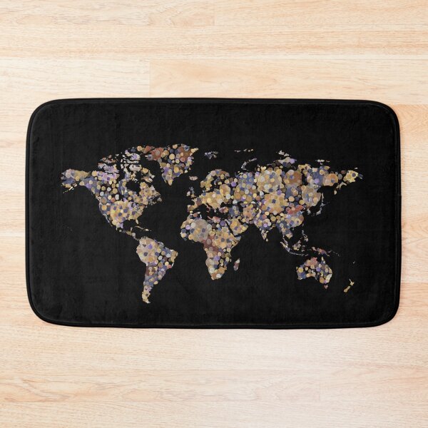 Item preview, Watercolor Map Of The World Silhouette PNG Design XV designed and sold by Irina Sztukowski.