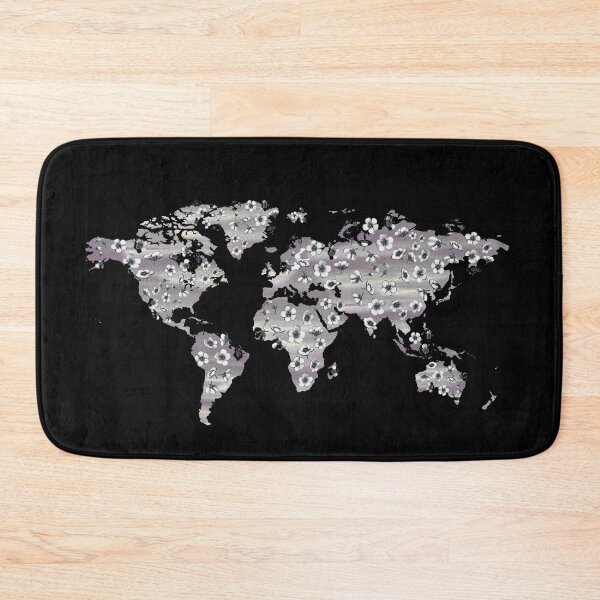 Item preview, Watercolor Map Of The World Silhouette PNG Design XVII designed and sold by Irina Sztukowski.