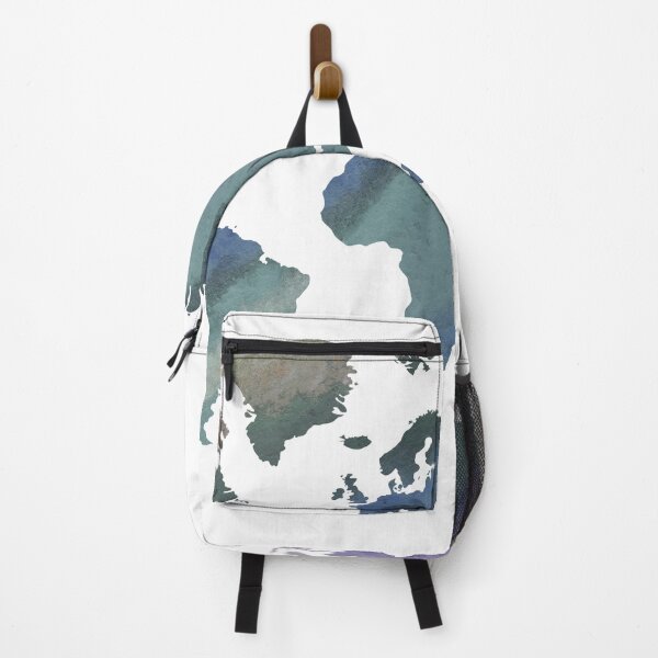 Item preview, Watercolor Map Of The World Silhouette PNG Design XVIII designed and sold by Irina Sztukowski.