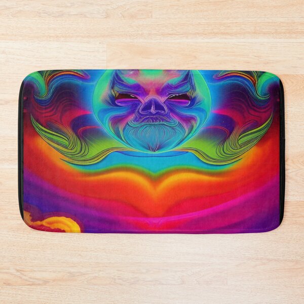 Item preview, Abstraction elemental psychodelic many colors fire and water overlapping art designed and sold by ValleyDream.