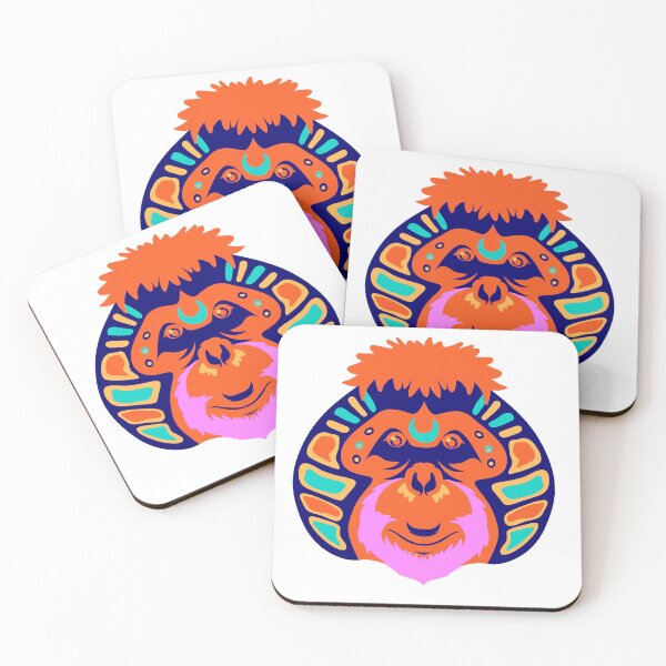 Item preview, Multi Color Monkey  designed and sold by Mitinagroup.