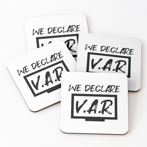 Item preview, We Declare VAR Football (Black) designed and sold by Aerodin.