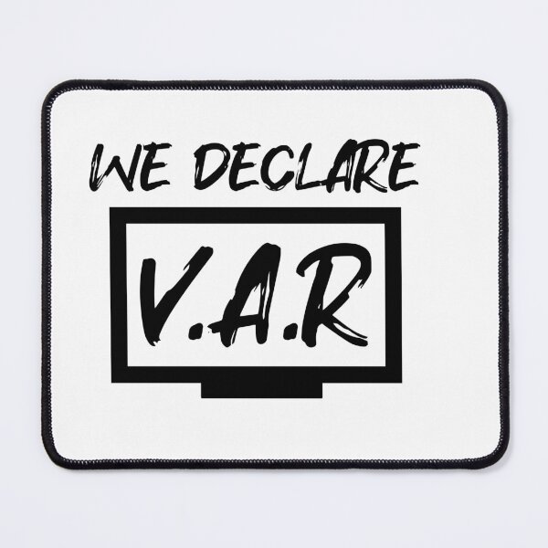 Item preview, We Declare VAR Football (Black) designed and sold by Aerodin.