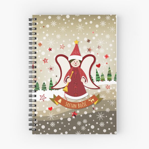 Item preview, Christmas Angel "Sretan Božić" designed and sold by MC Art Studio.