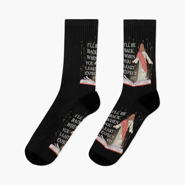 Item preview, I’LL BE BACK WHEN YOU LEAST EXPECT IT - Christian Bible Study Scriptures | Gospel Art | Funny Cute Cool  designed and sold by MJDezigns.