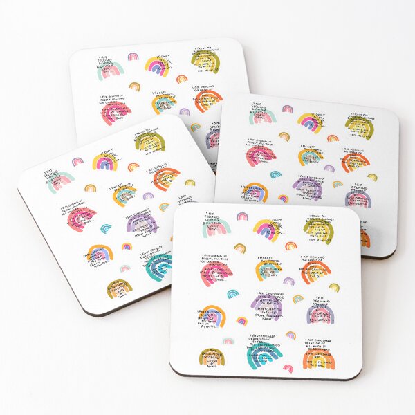 Item preview, healing affirmations | rainbow sticker pack (better in larger sizes) designed and sold by mydoodlesateme.