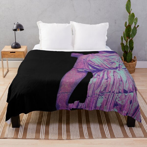 Item preview, Dark Academia Impressionistic Statue Oil Painting, Solitude Quote Art Prints designed and sold by CheHojas.