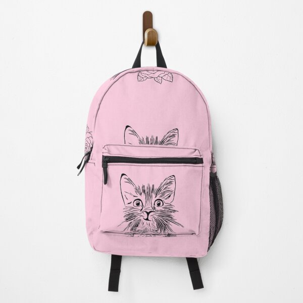 Aperçu de l'œuvre Chaton super mignon tenant une rose créée et vendue par TipTopTapo.