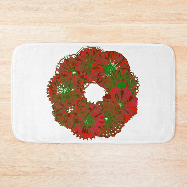Item preview, Festive red wreath W1 designed and sold by fishpressink.