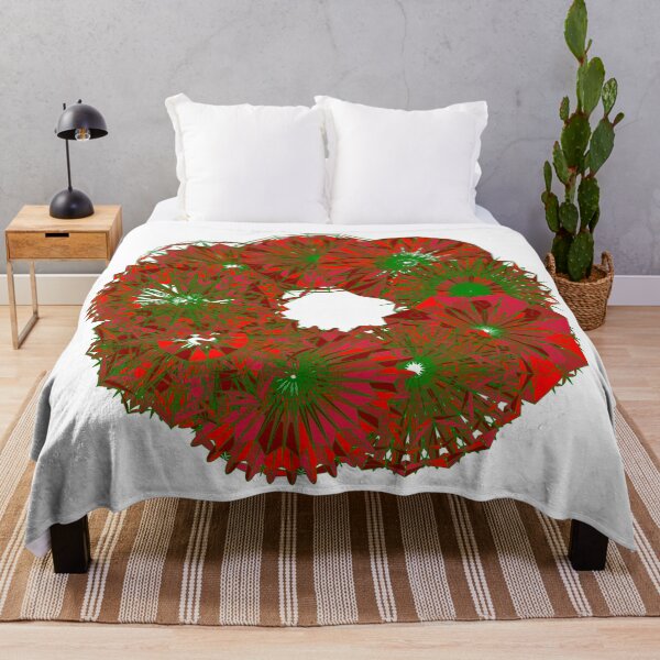 Item preview, Festive red wreath W1 designed and sold by fishpressink.