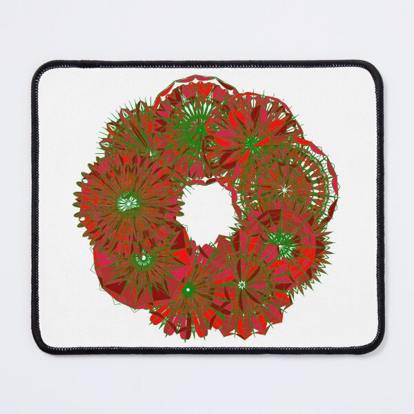 Item preview, Festive red wreath W2 designed and sold by fishpressink.