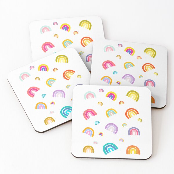Item preview, Happy colorful rainbow pattern | rainbow sticker pack / sheet (better in larger sizes) designed and sold by mydoodlesateme.