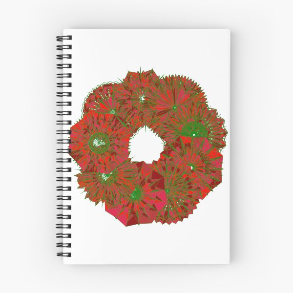 Item preview, Festive red wreath W3 designed and sold by fishpressink.