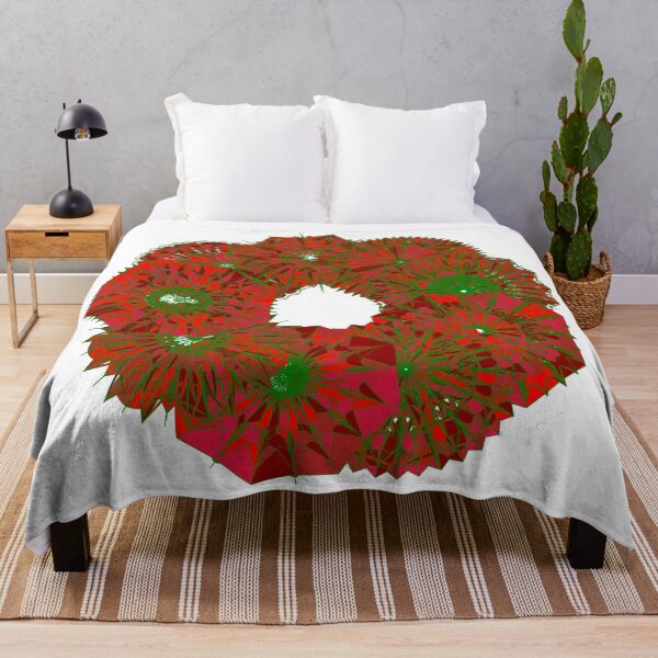 Item preview, Festive red wreath W3 designed and sold by fishpressink.