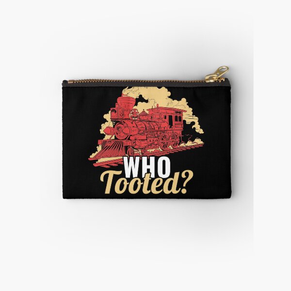 Item preview, Who Tooted - Funny Train Lovers & Railroad designed and sold by knapst.