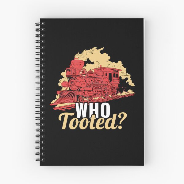 Item preview, Who Tooted - Funny Train Lovers & Railroad designed and sold by knapst.