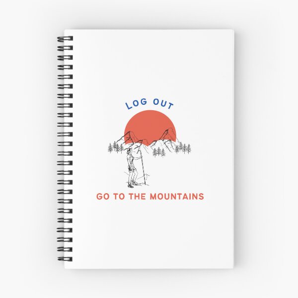 Item preview, Log Out! Go to the mountains designed and sold by craftcreator.