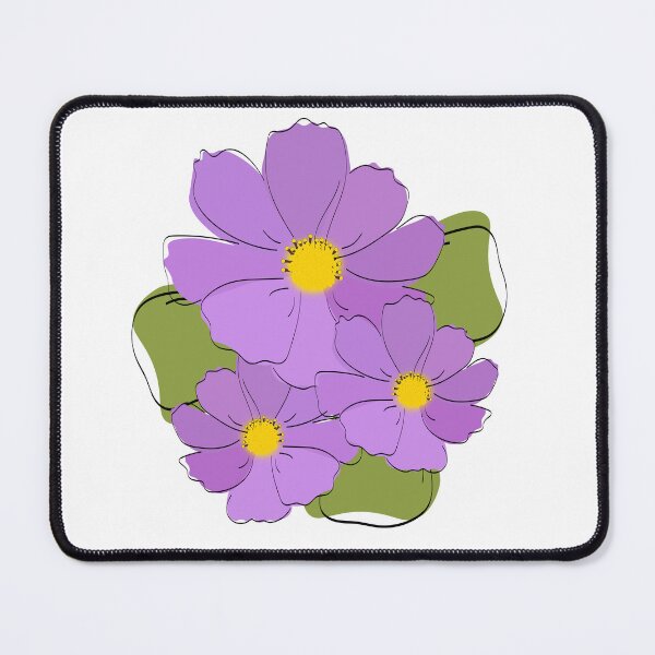 Item preview, three beautiful purple flowers designed and sold by SunGraphicArt.