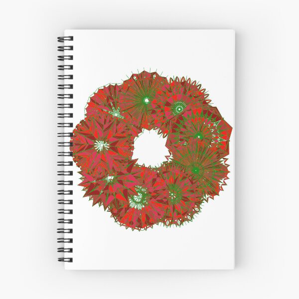 Item preview, Festive red wreath W4 designed and sold by fishpressink.