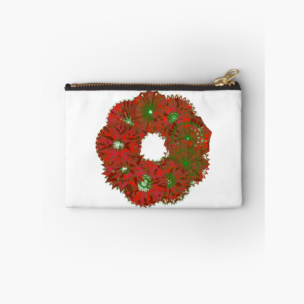 Item preview, Festive red wreath W4 designed and sold by fishpressink.