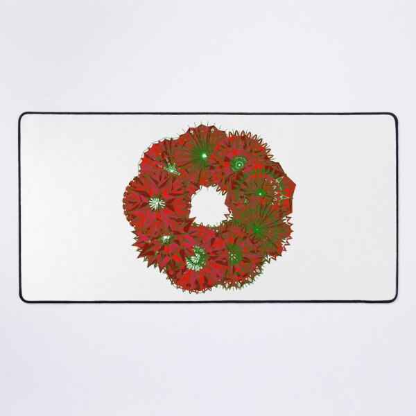 Item preview, Festive red wreath W4 designed and sold by fishpressink.