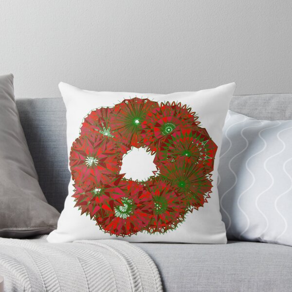 Item preview, Festive red wreath W4 designed and sold by fishpressink.