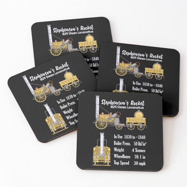 Item preview, Stephenson's Rocket Steam Train Locomotive Diagram Gift designed and sold by Maljonic.