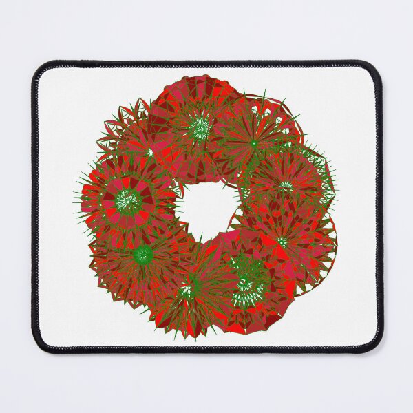 Item preview, Festive red wreath W5 designed and sold by fishpressink.