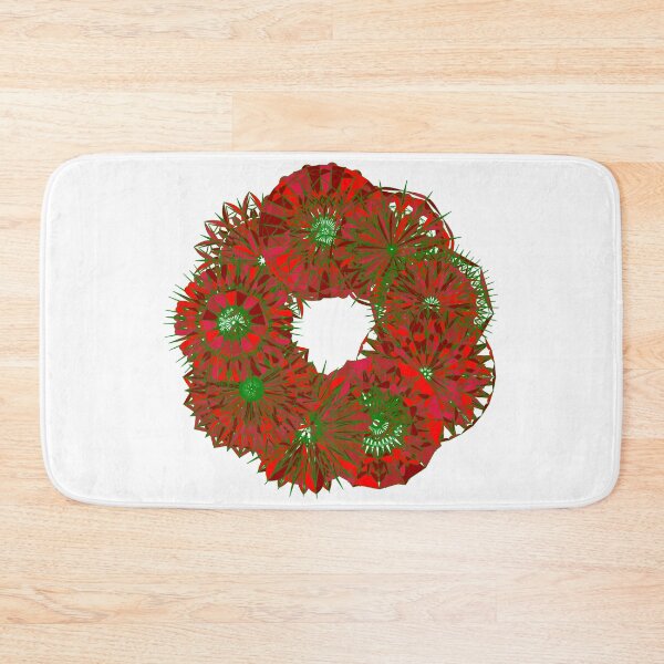 Item preview, Festive red wreath W5 designed and sold by fishpressink.